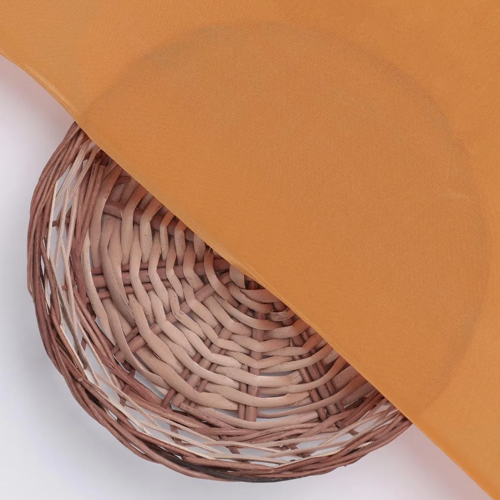Mustard Yellow Colour Pure Crepe Plain Dyed Fabric - Image 2
