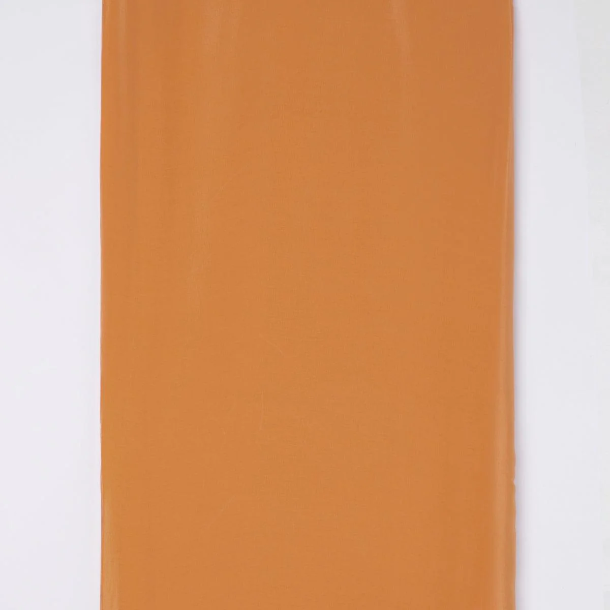 Mustard Yellow Colour Pure Crepe Plain Dyed Fabric - Image 4