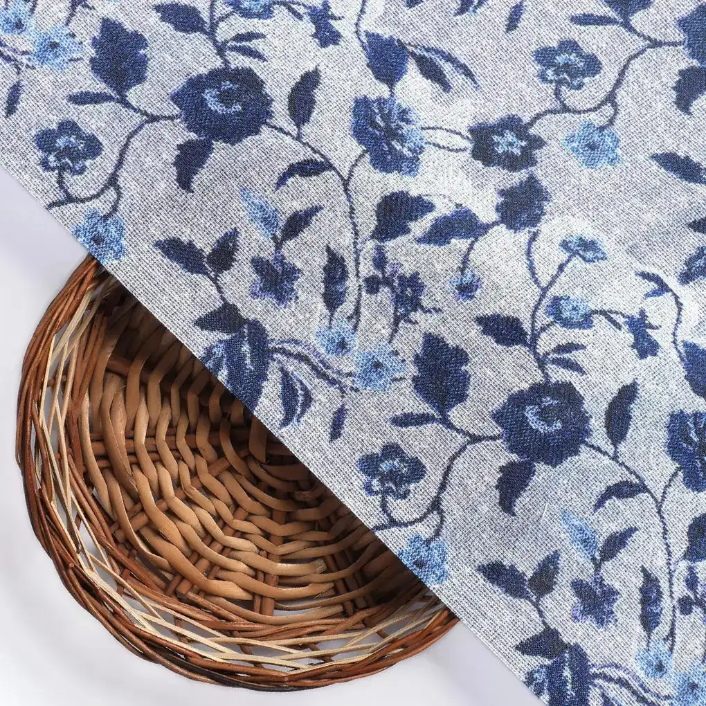 Off Gray Liberty Pashmina Printed Fabric - Image 3