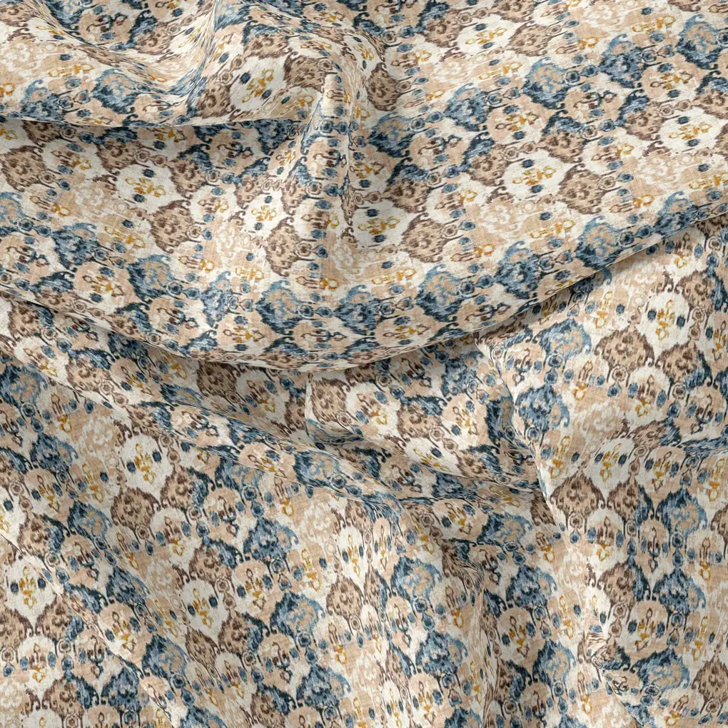 Old And Vintage Creative Digital Printed Fabric - Pure Cotton - Image 3