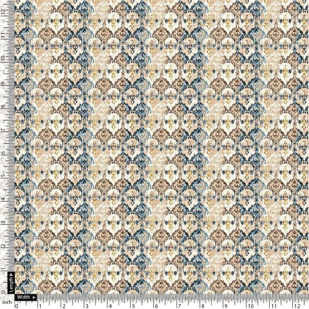 Old And Vintage Creative Digital Printed Fabric - Rayon - Image 4