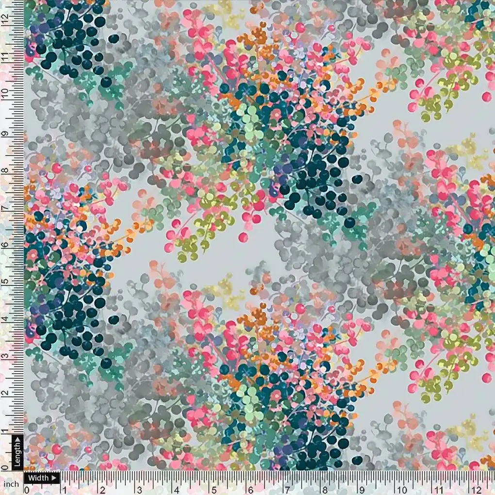 Painted Barries Digital Printed Fabric - Image 4