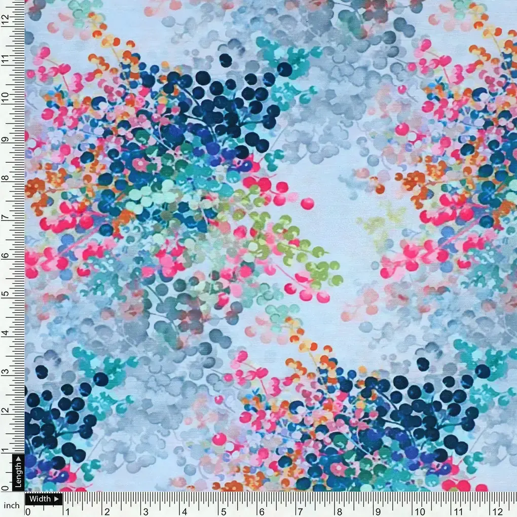 Painted Barries Digital Printed Fabric - Image 4