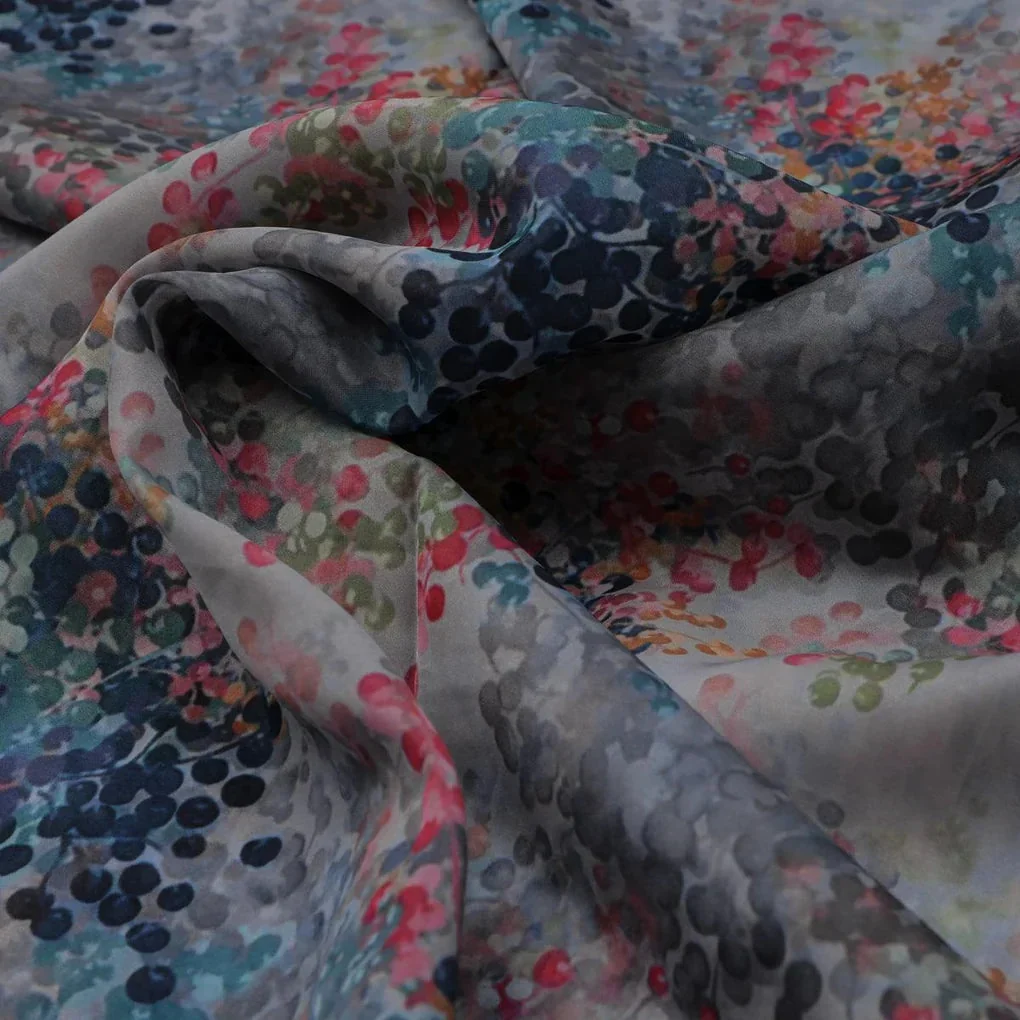 Painted Barries Digital Printed Fabric Organza - Image 3