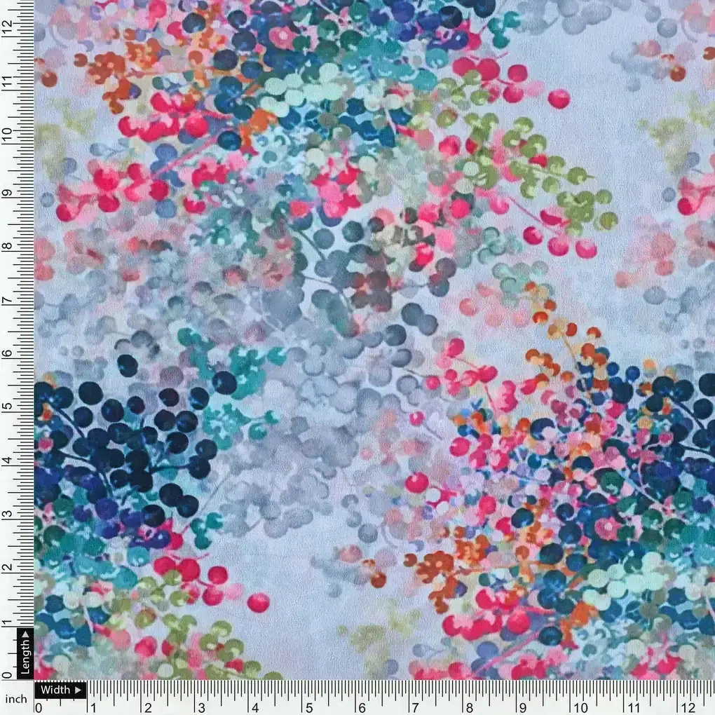 Painted Barries Digital Printed Fabric - Image 4
