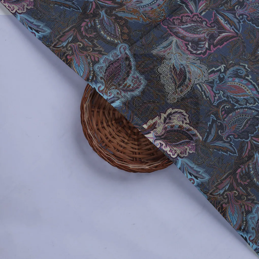 Paisley Print Kota Doria Fabric - Image 2