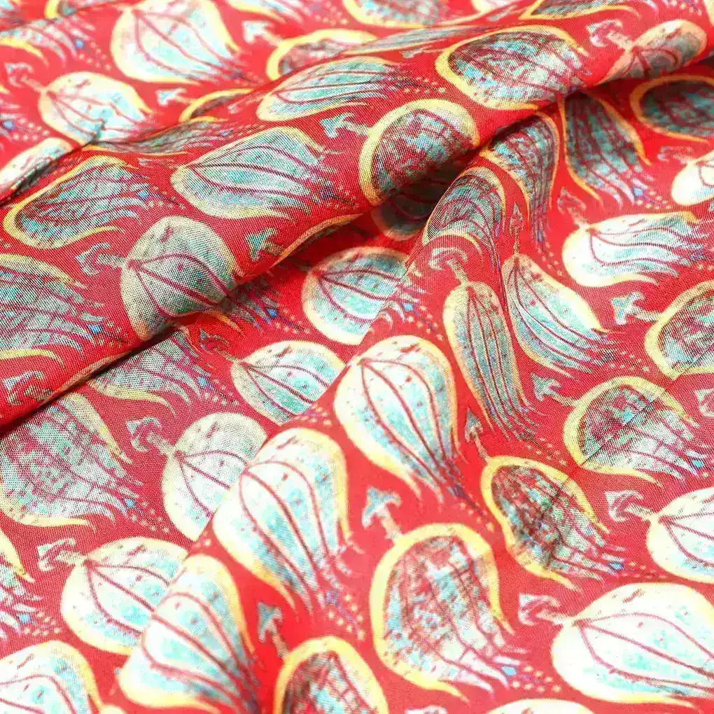 Palmette Type Designed Digital Printed Fabrics - Image 3