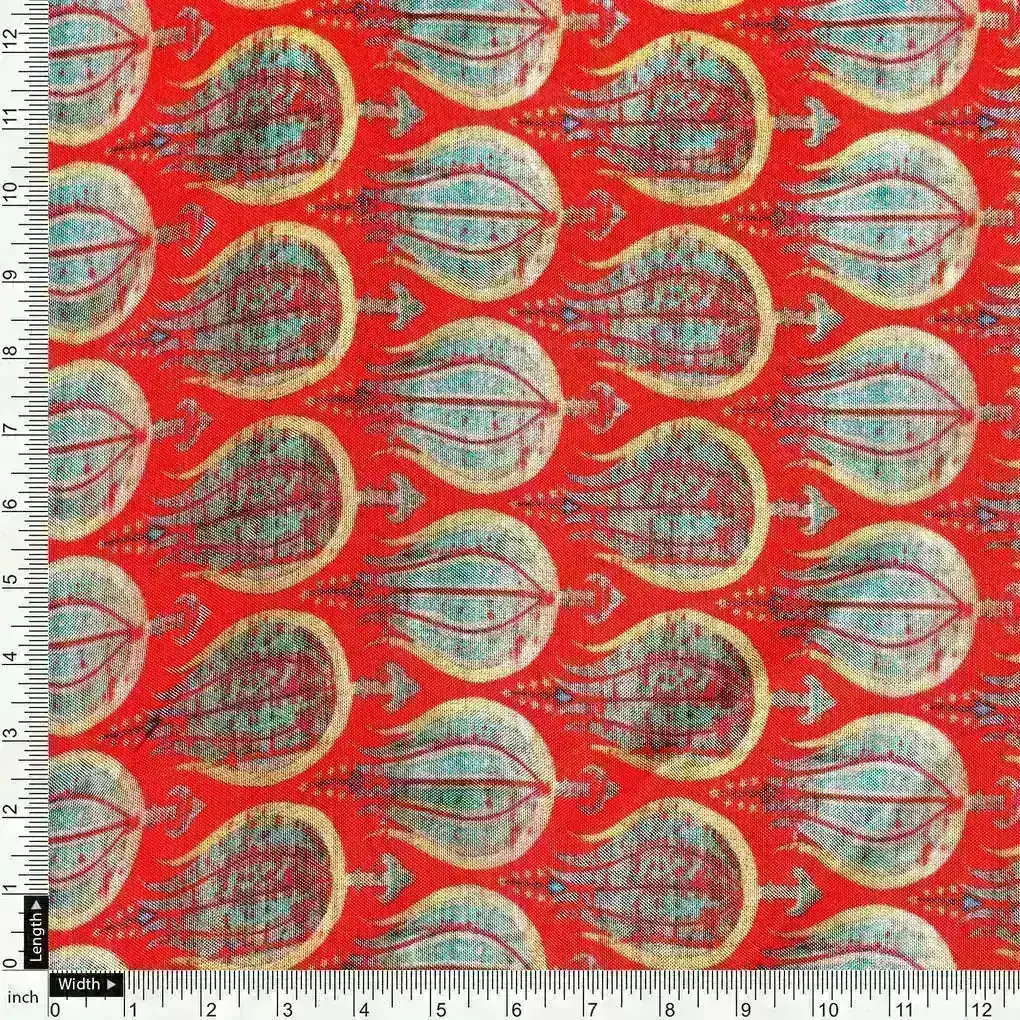 Palmette Type Designed Digital Printed Fabrics - Image 4