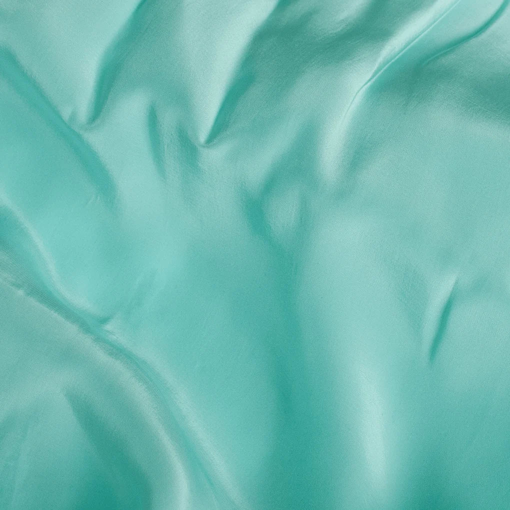 Pastel Blue Colour Natural Crepe Plain Dyed Fabric - Image 4