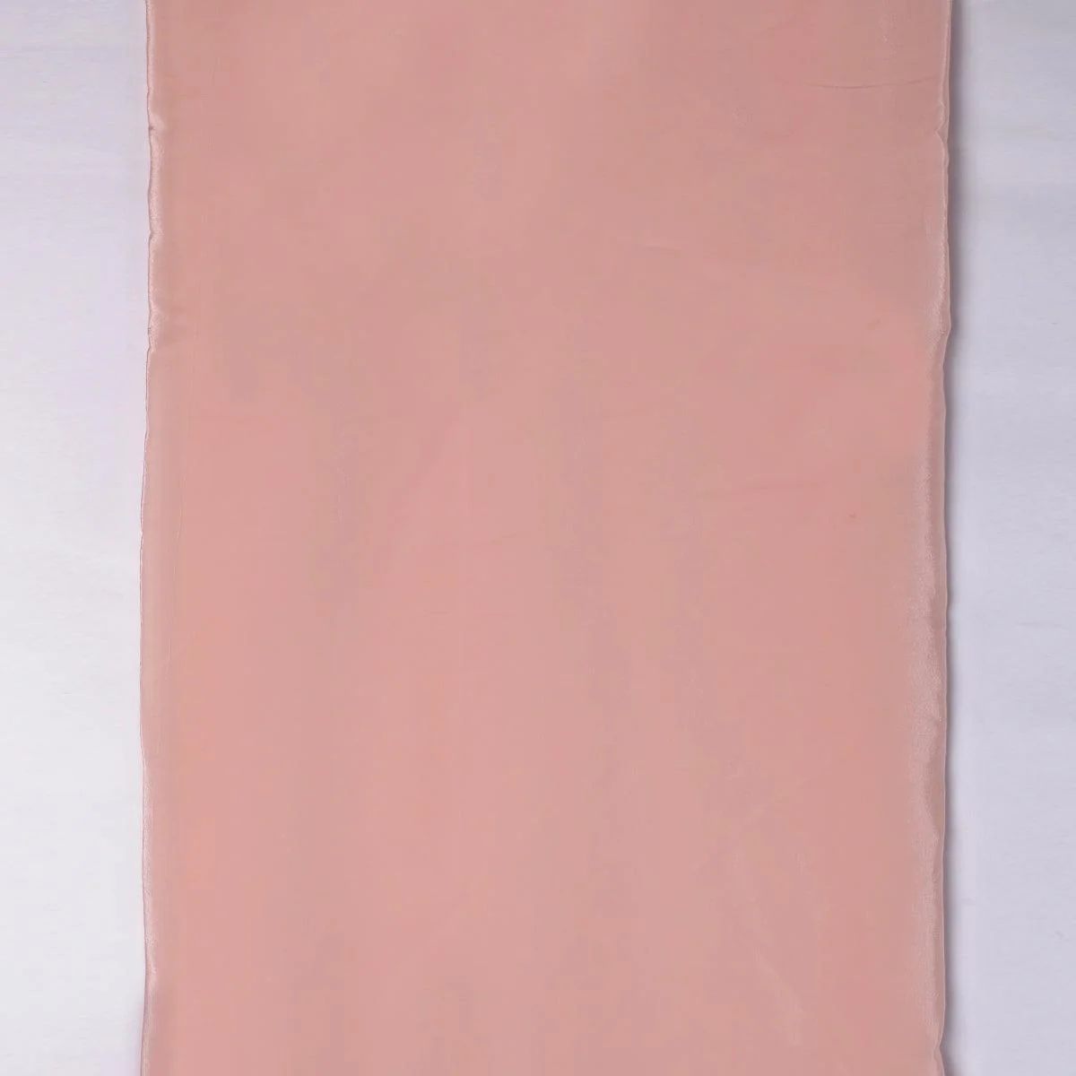 Peach Colour Pure Crepe Plain Dyed Fabric - Image 4
