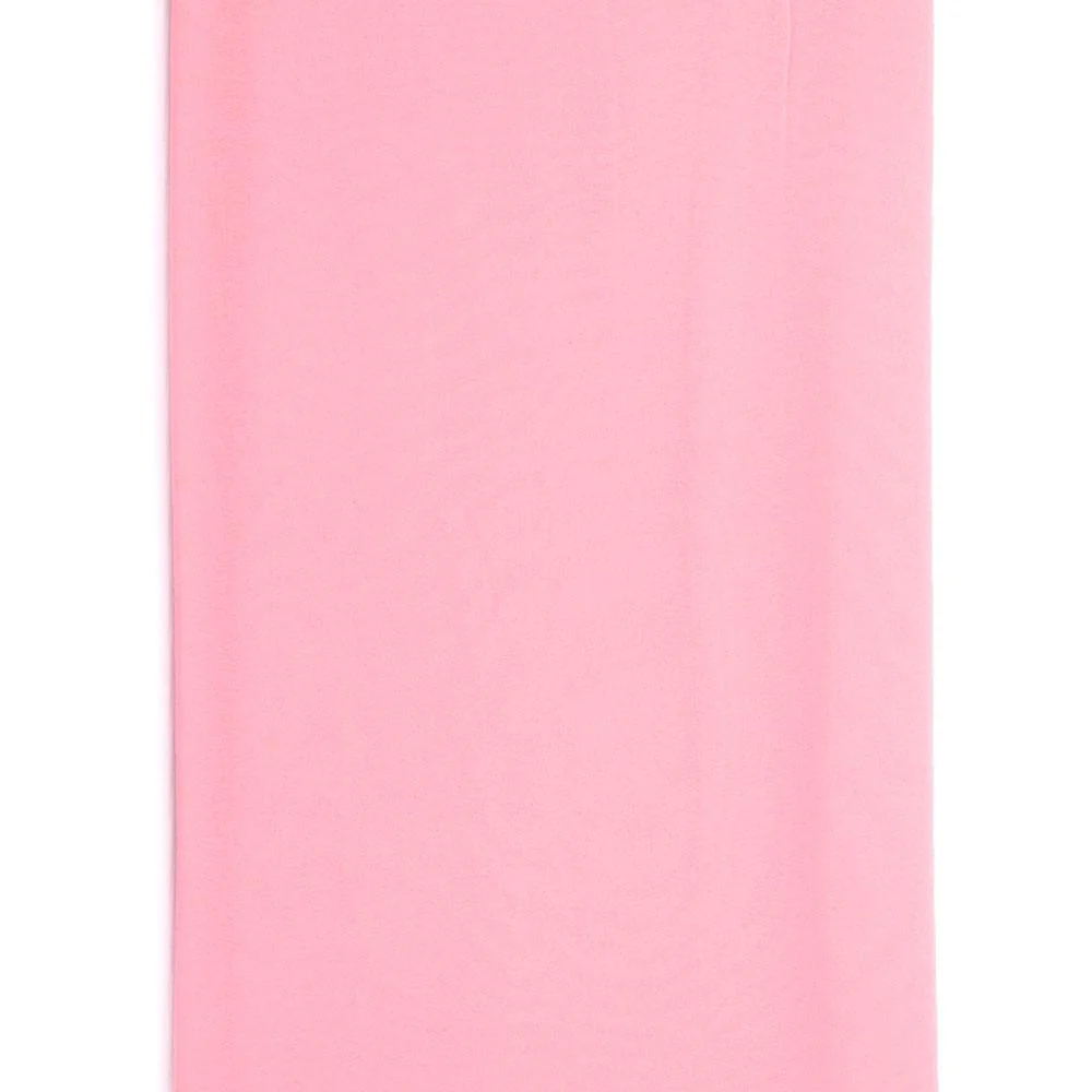 Peach Plain Georgette Solid Fabric - Image 4
