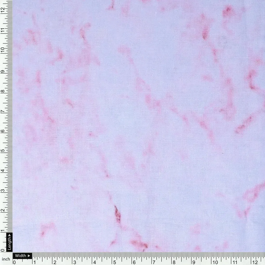 Pink Abstract Pure Cotton Printed Fabric - Image 4