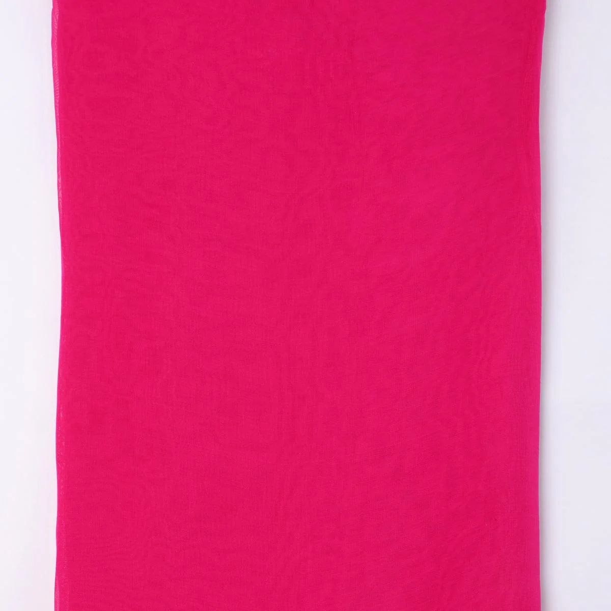 Pink Colour Pure Organza Plain Dyed Fabric - Image 3