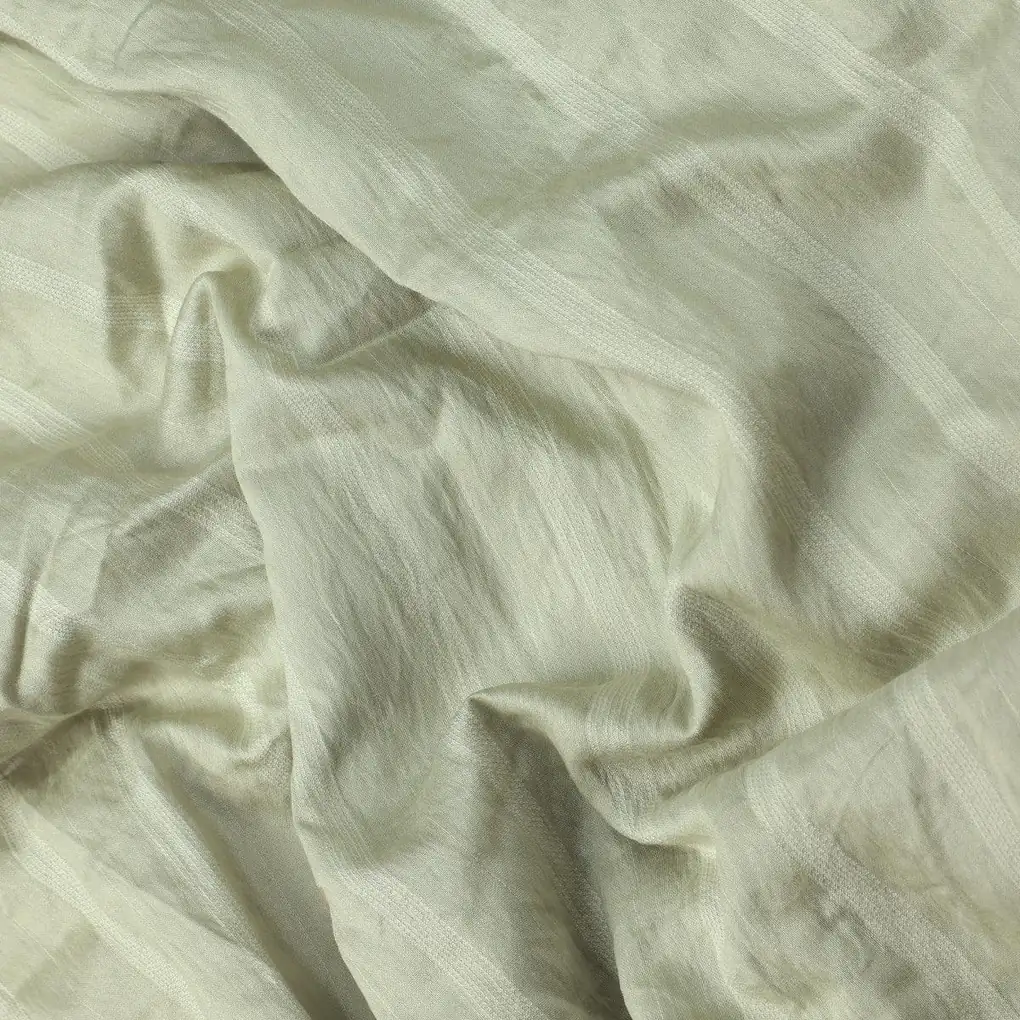 Pista Colour Bengal Stripes Self Patterned Dyed Fabric - Image 3