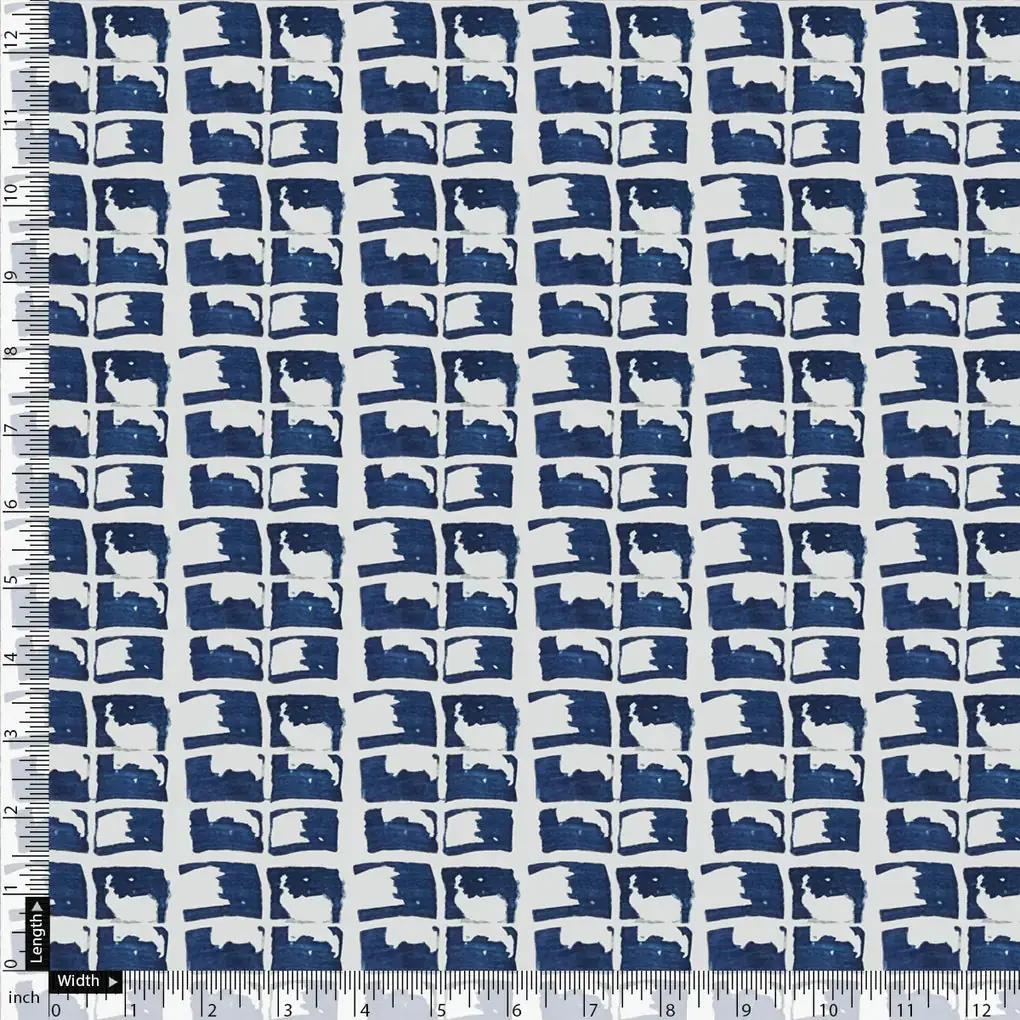 Preppy Paper Art Seamless Pattern Digital Printed Fabric - Image 4