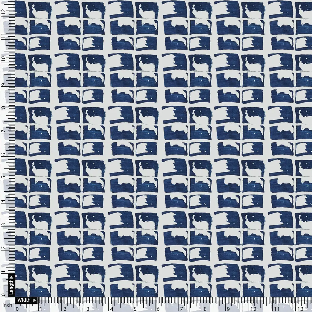 Preppy Paper Art Seamless Pattern Digital Printed Fabric - Pure Chinon - Image 4