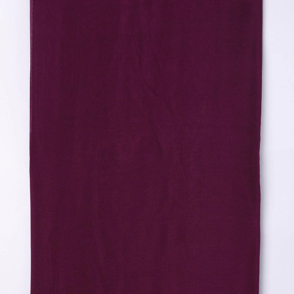 Wine Colour Pure Organza Plain Dyed Fabric - Image 4