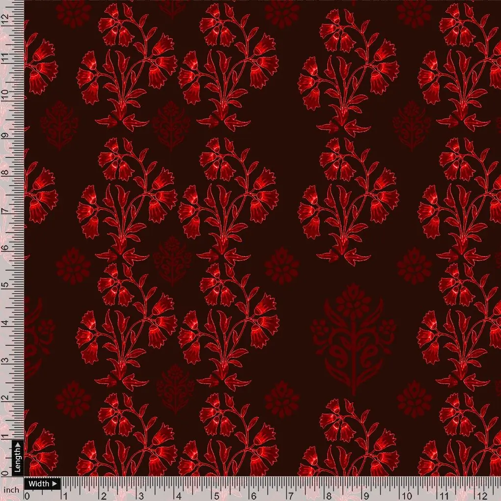 Radish Flower Series Digital Printed Fabric - Image 3