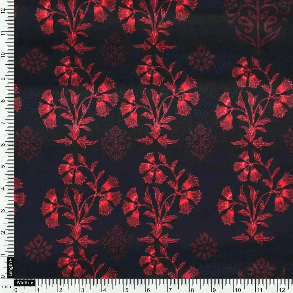 Radish Flower Series Digital Printed Fabric - Image 4