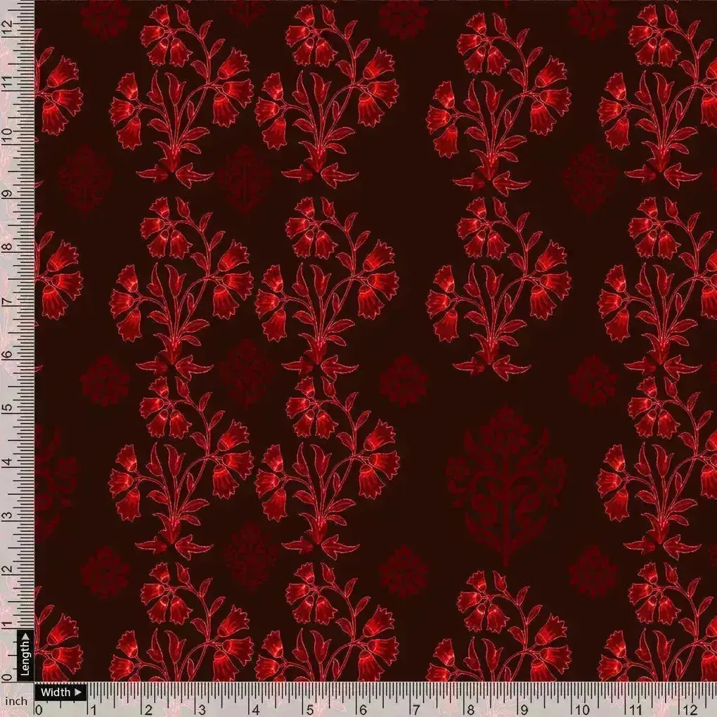 Radish Flower Series Digital Printed Fabric - Image 4