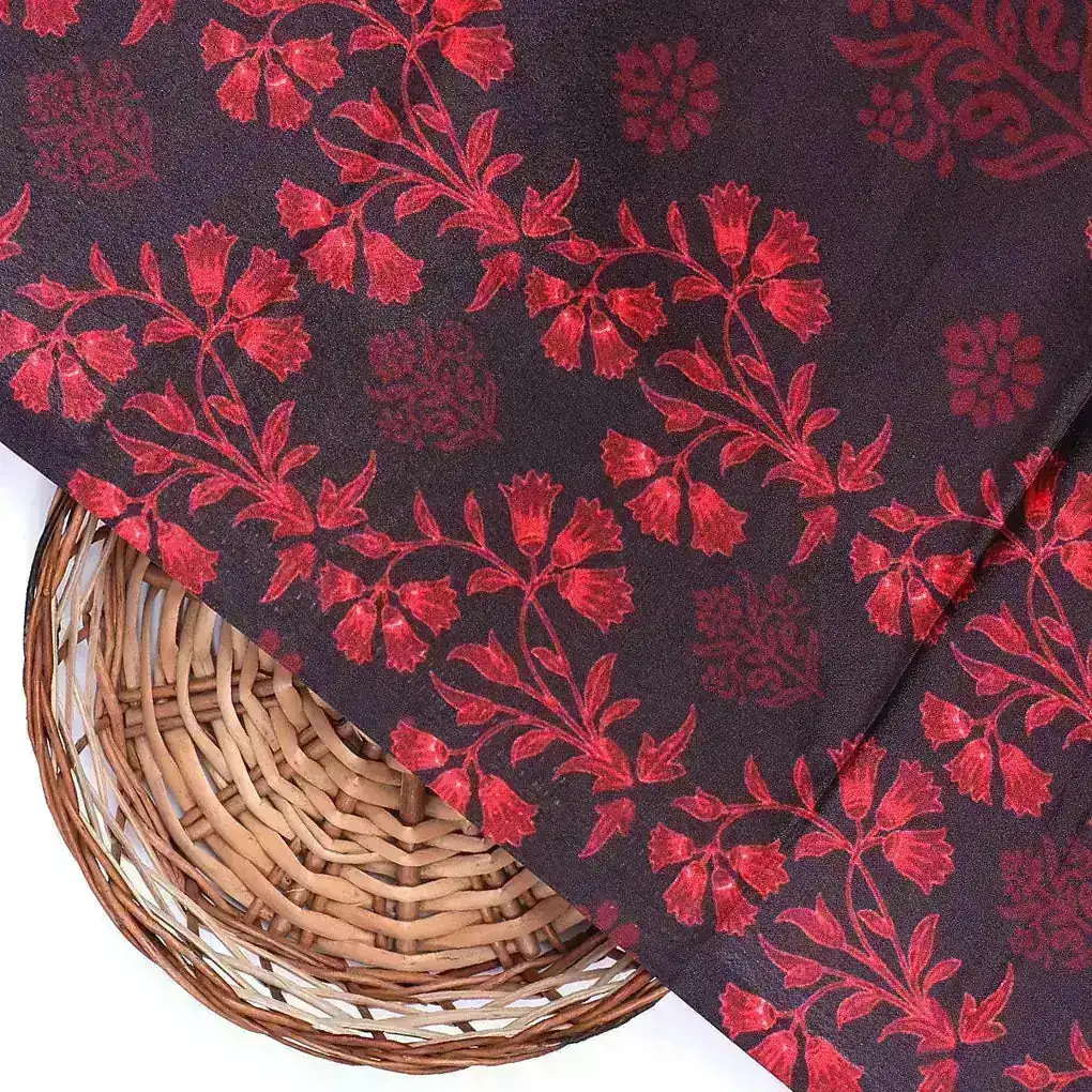 Radish Flower Series Digital Printed Fabric - Image 2