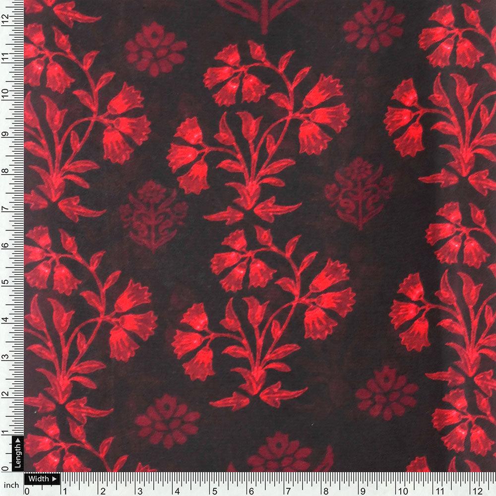 Radish Flower Series Digital Printed Fabric - Image 4