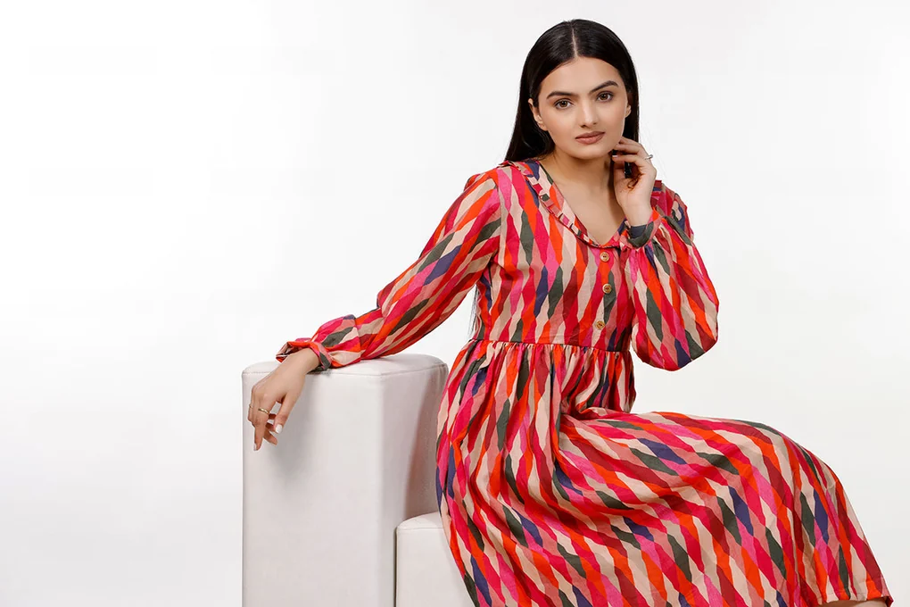 Rainbow Colorful Dress - Image 4