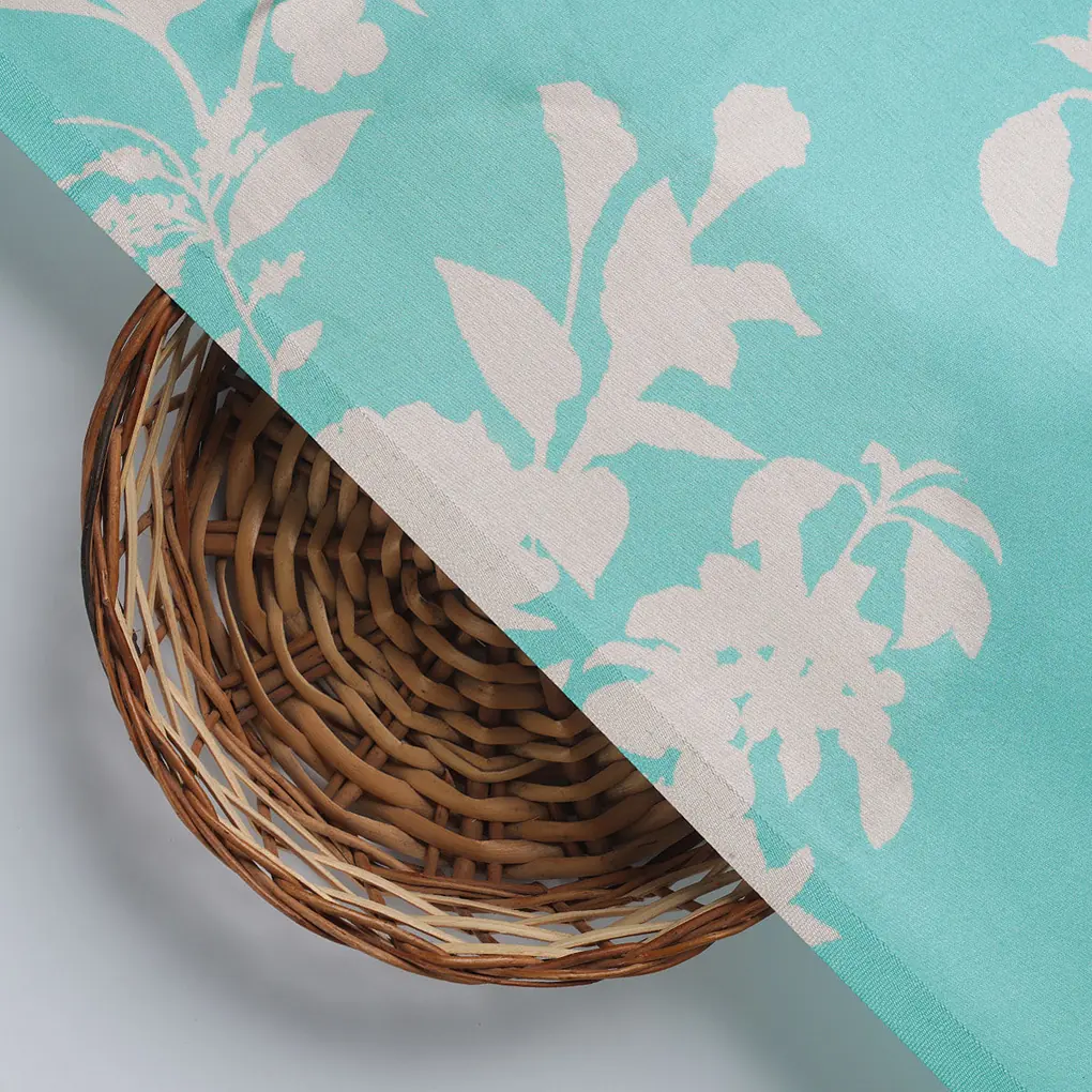 Rama Base Floral Flower Digital Printed Fabric - Japan Satin - Image 3