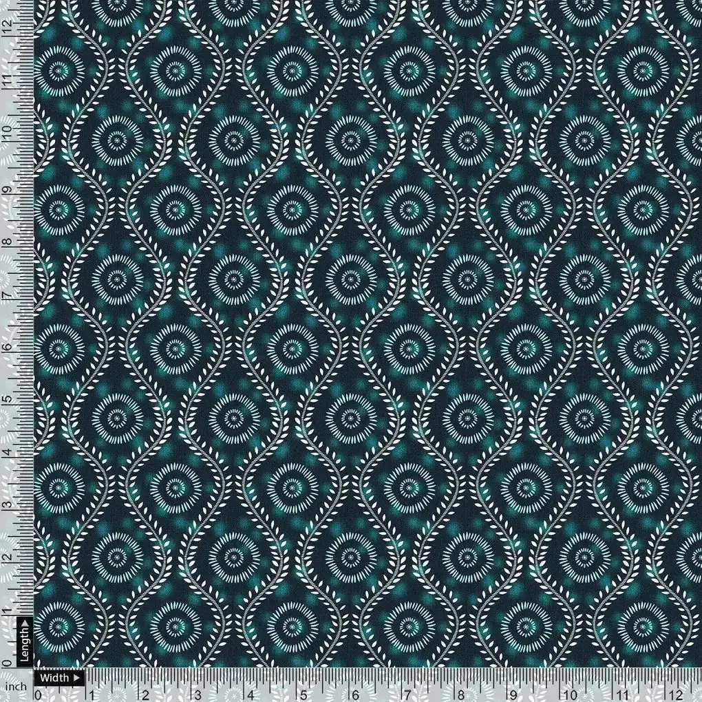 Rama Ogee Digital Printed Fabric - Image 4