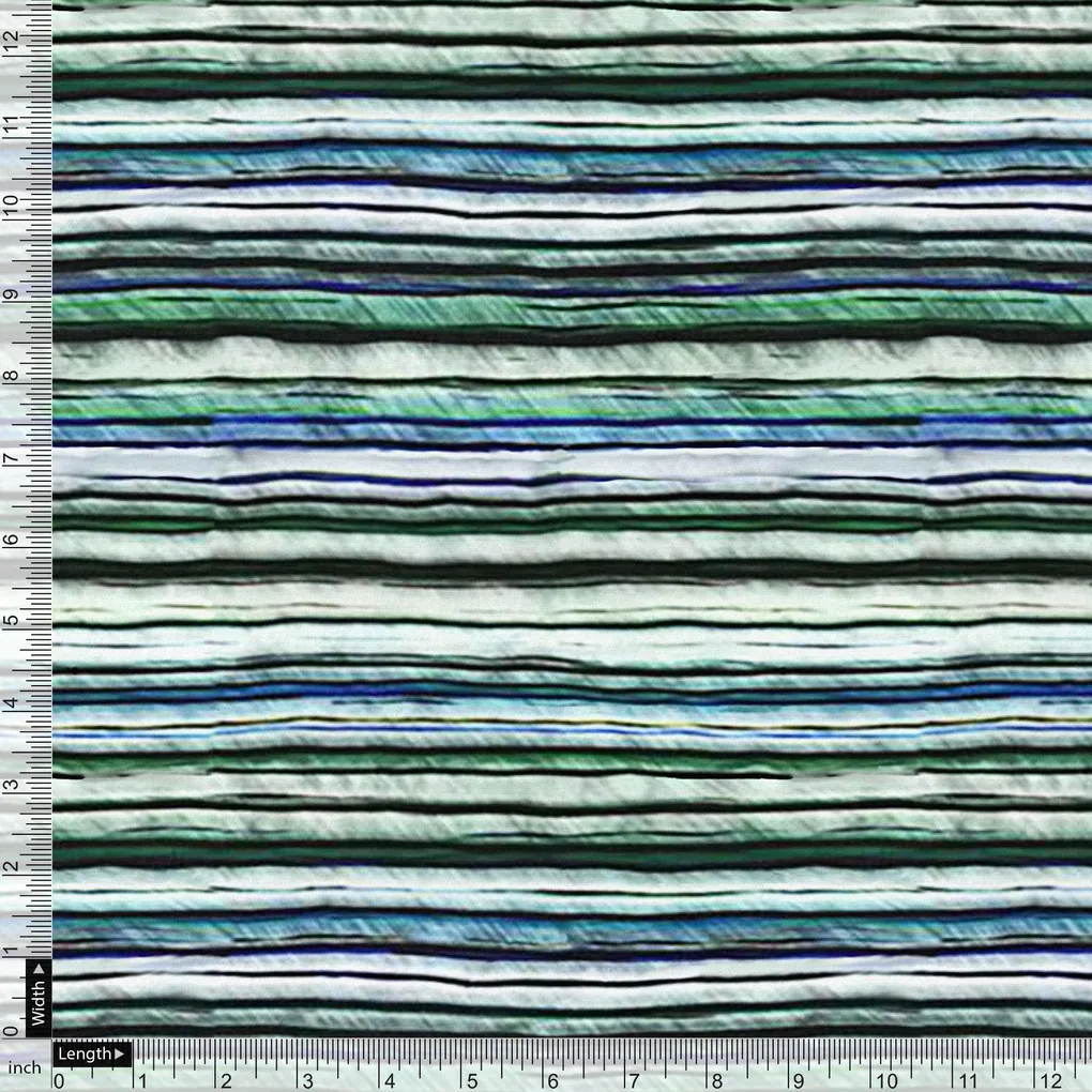 Random Stripes Pattern Digital Printed Fabric - Image 4