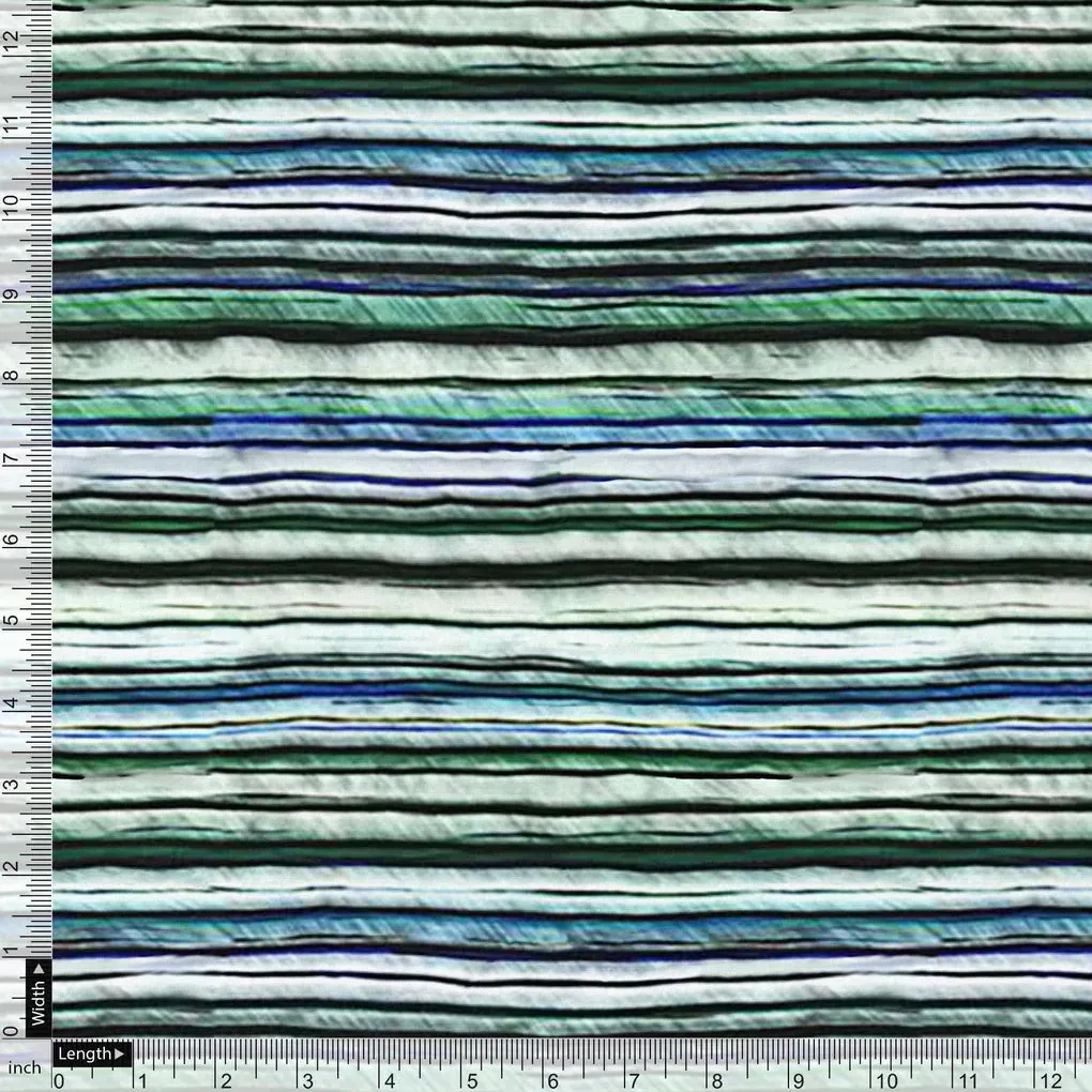 Random Stripes Pattern Digital Printed Fabric - Image 4