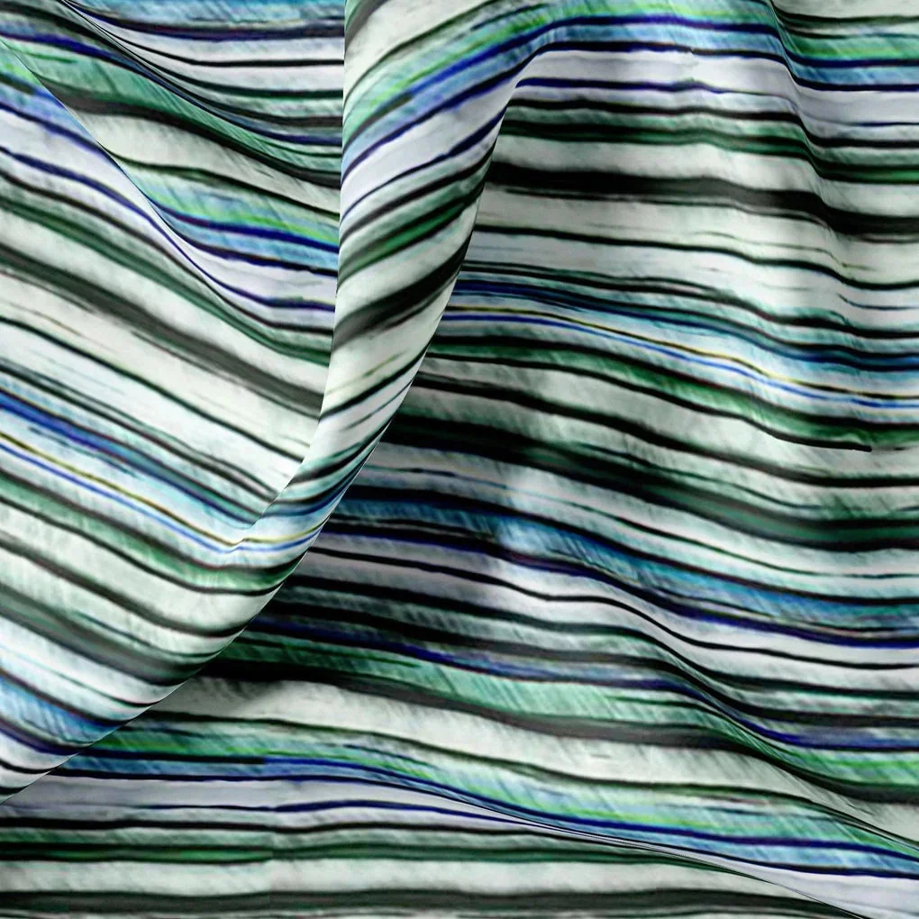Random Stripes Pattern Digital Printed Fabric - Image 3