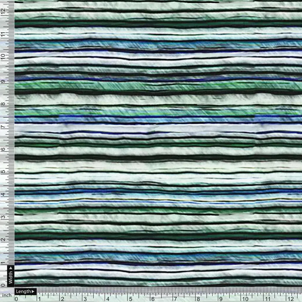Random Stripes Pattern Digital Printed Fabric - Image 4