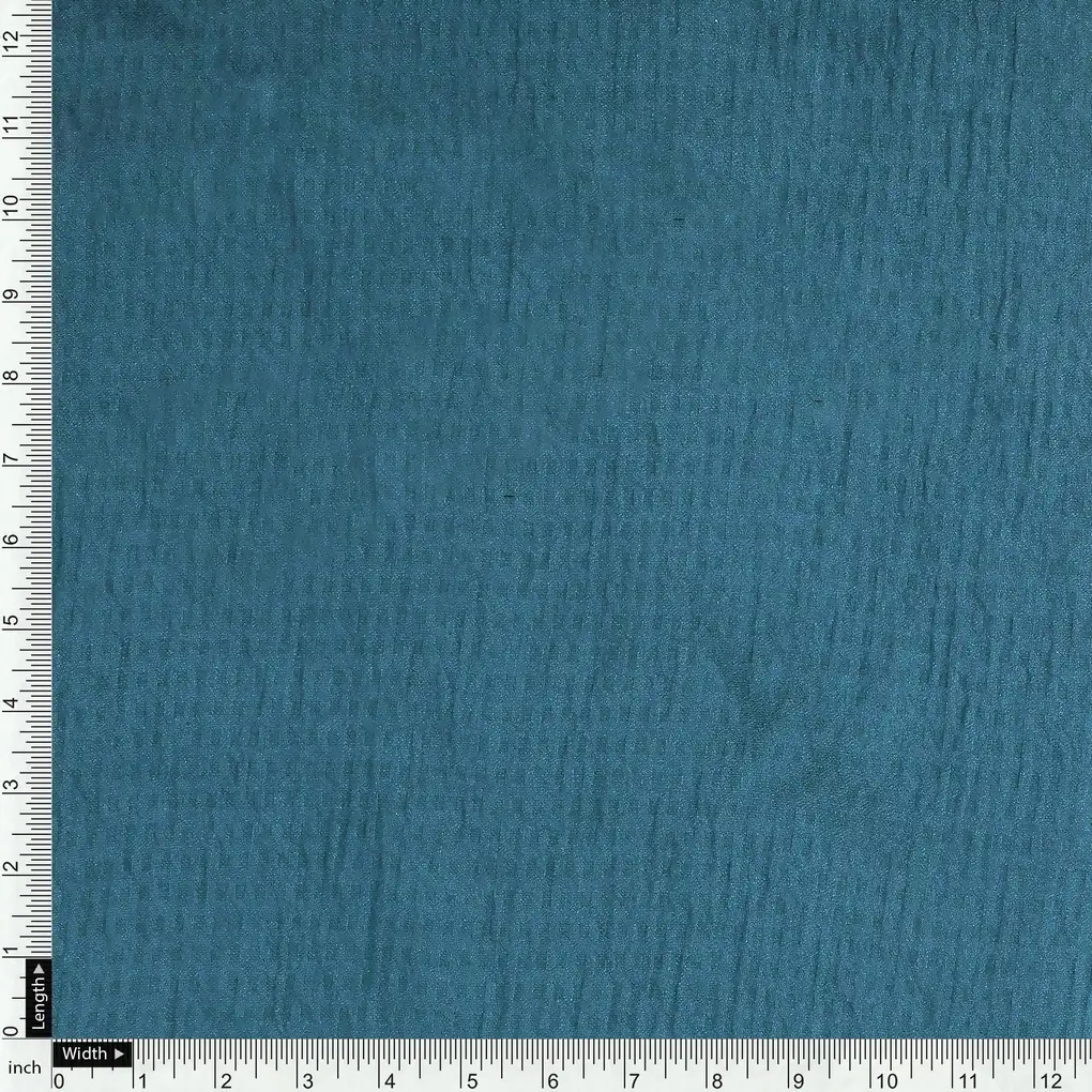 Dark Rama Colour Self Patterned Dyed Fabric - Image 4