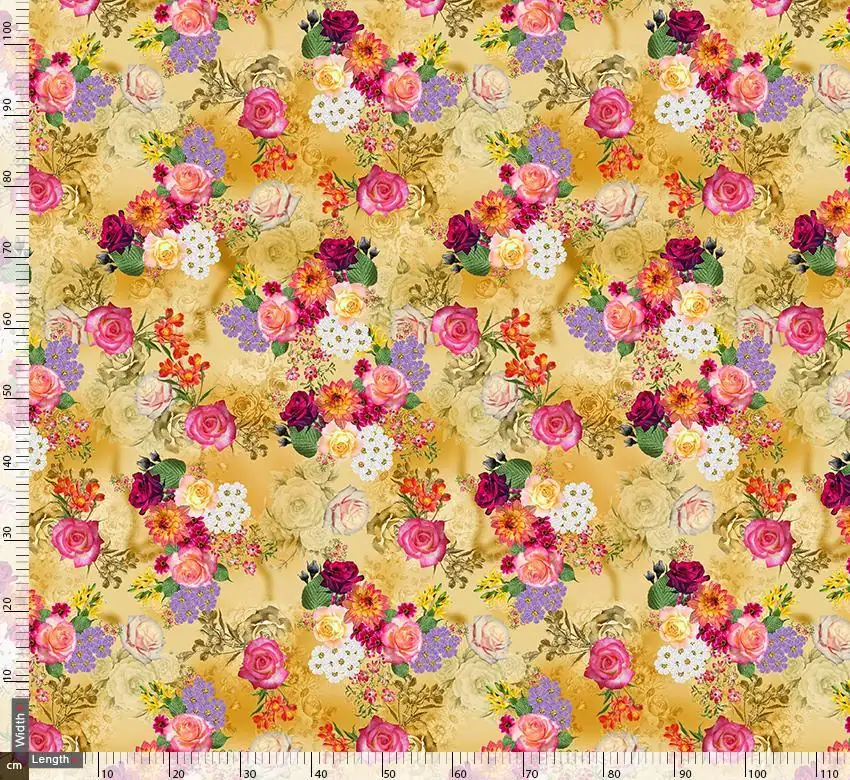 Red And Pink Rose Repeat - Image 3