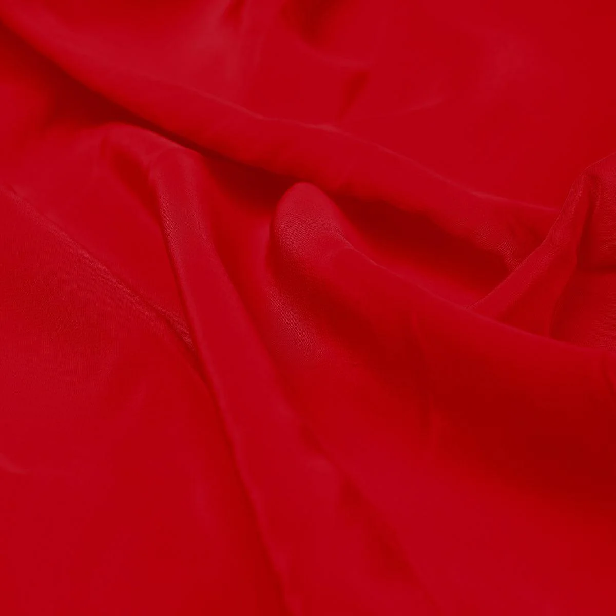 Red Colour Natural Crepe Plain Dyed Fabric - Image 3