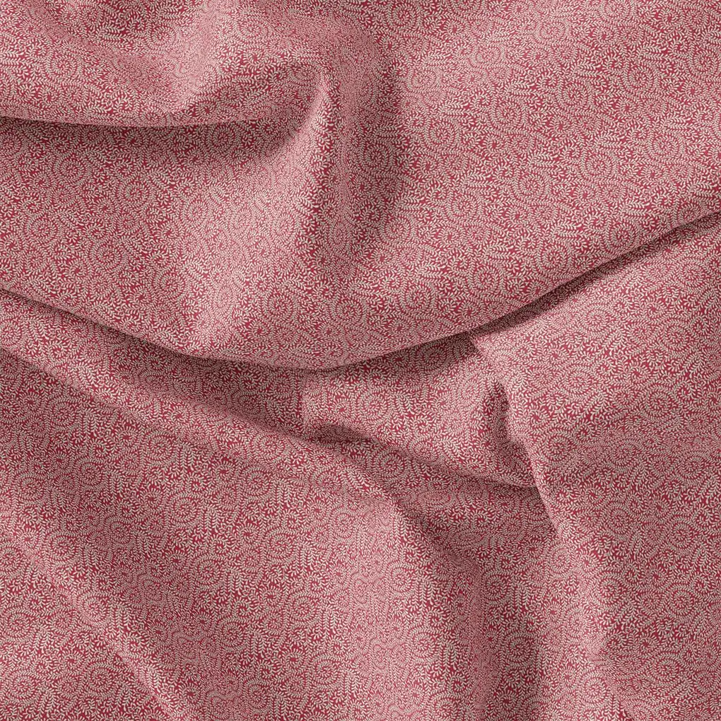 Red Oriental Organza Printed Fabric - Image 4