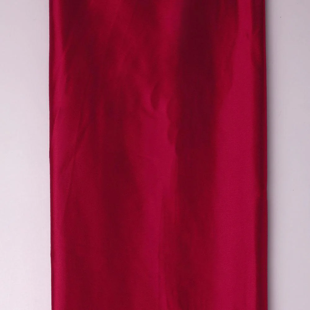 Maroon Plain Japan Satin Solid Fabric - Image 4
