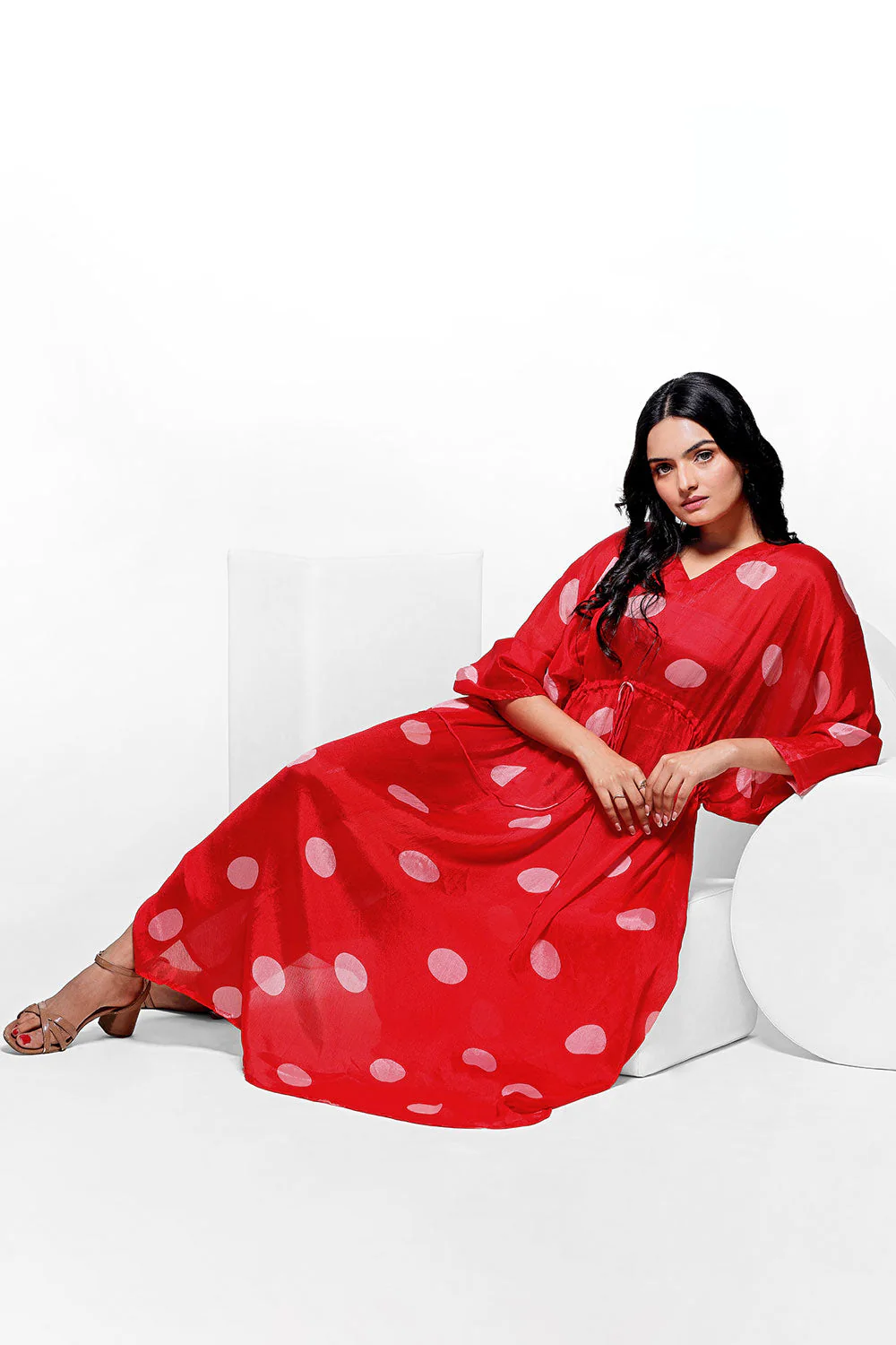 Red Polka Dress - Image 2