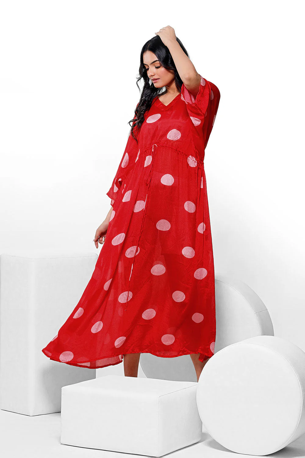 Red Polka Dress - Image 3