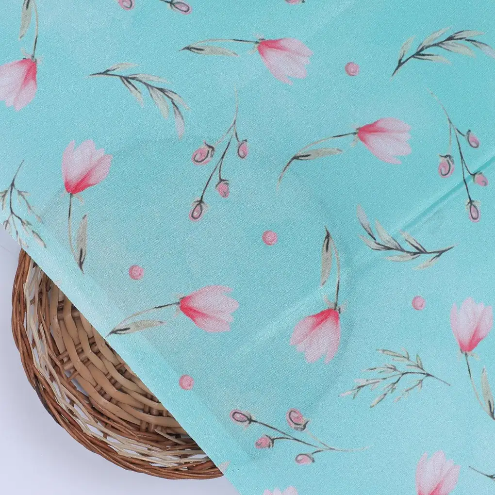 Romantic And Feminine Digital Printed Fabric - Crepe - Image 2
