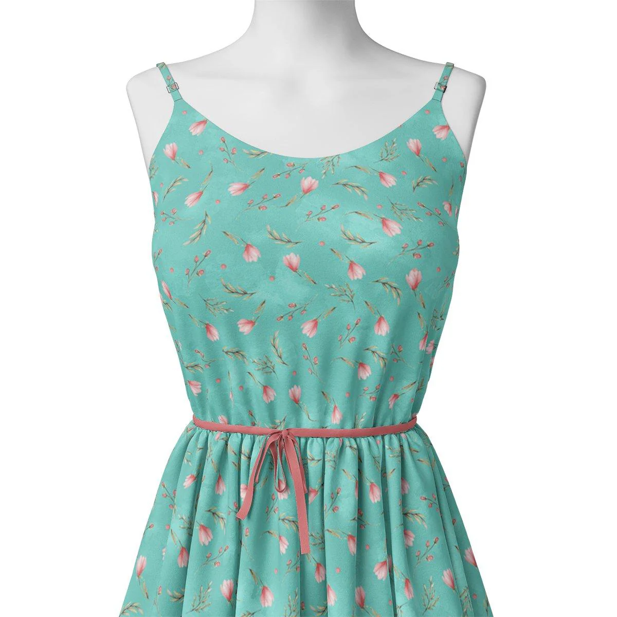 Romantic And Feminine Digital Printed Fabric - Weightless - Image 2