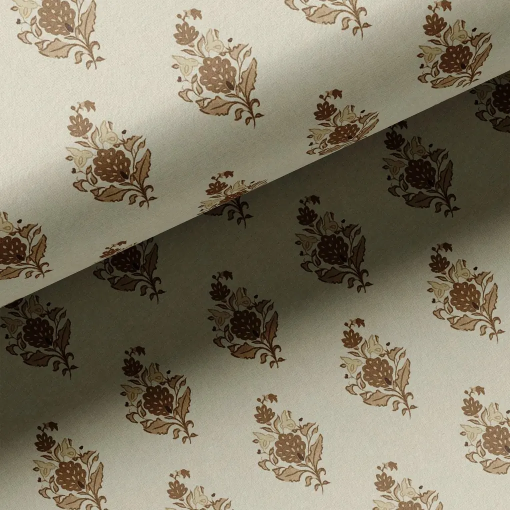Seamless Flower Pattern Digital Printed Fabric - Image 3