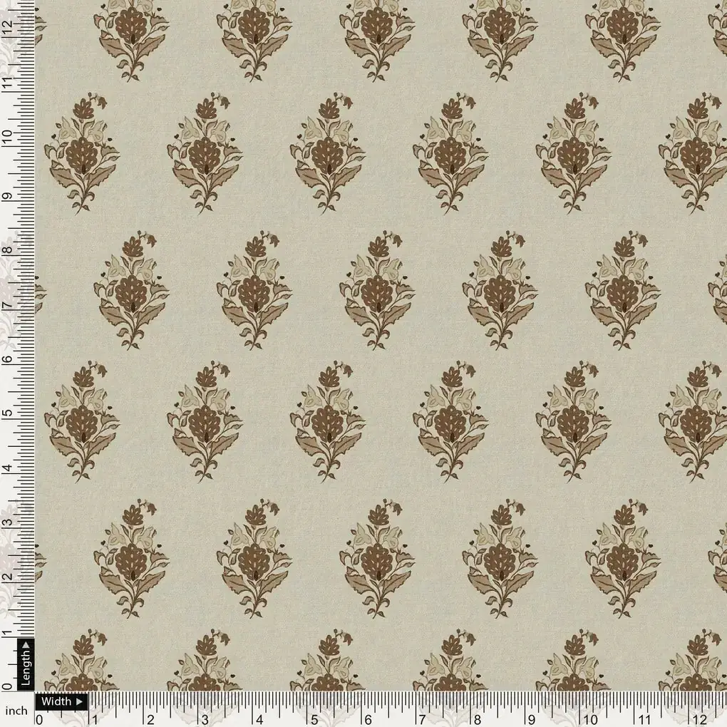 Seamless Flower Pattern Digital Printed Fabric - Image 4