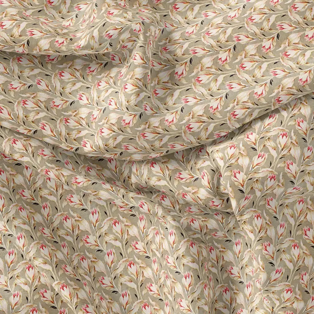 Seamless Roses Blossom Digital Printed Fabric - Image 3