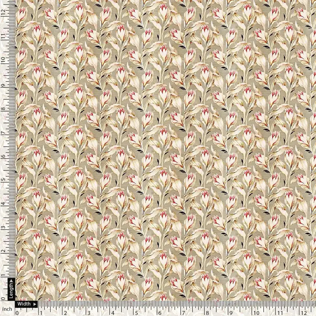 Seamless Roses Blossom Digital Printed Fabric - Image 4