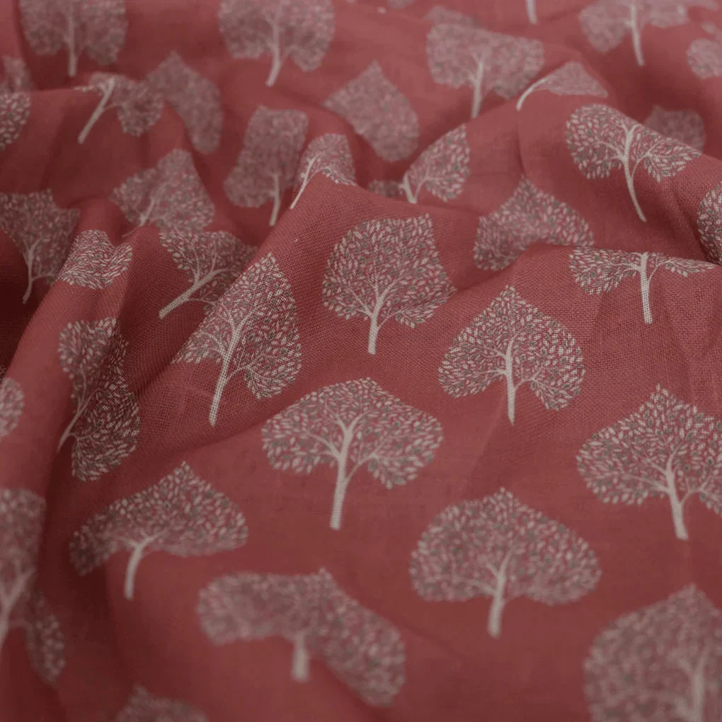 Simply Mimi Leaves Pattern Digital Printed Fabric - Linen - Image 2