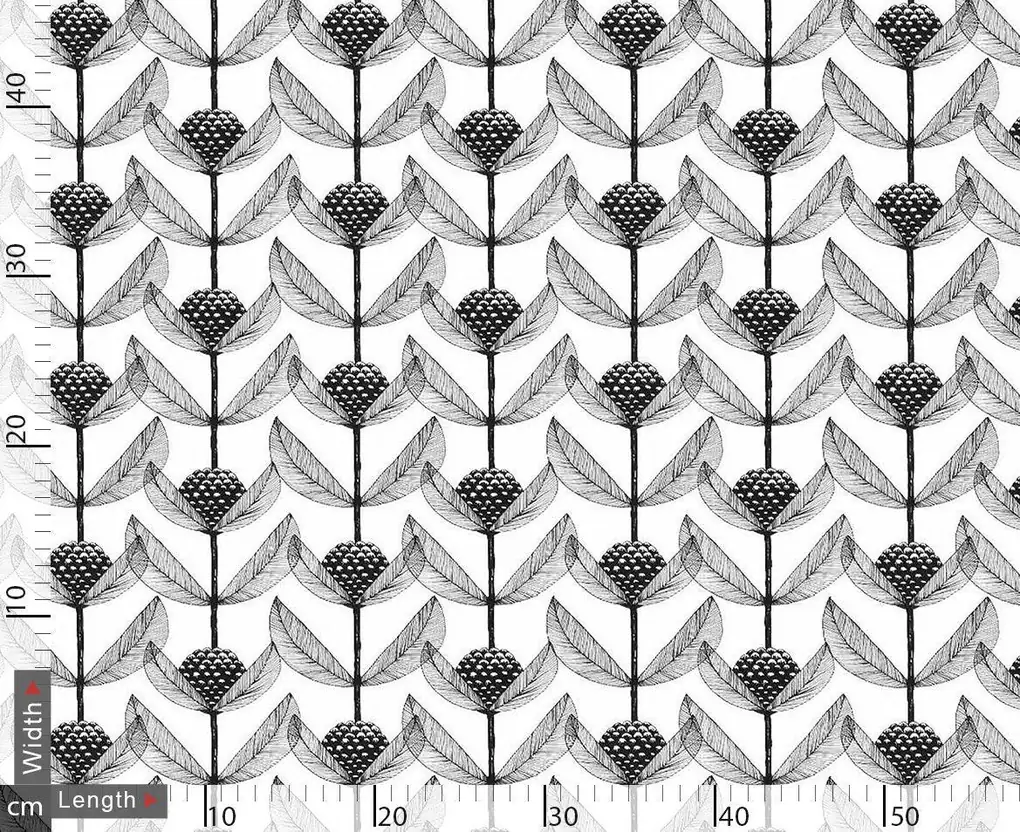 Sketchy Grey Flower - Image 3