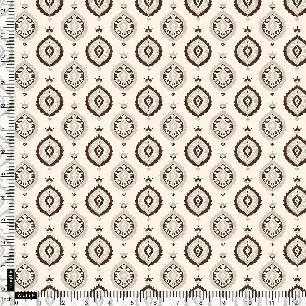 Small Abstract Motif Digital Printed Fabric - Image 4