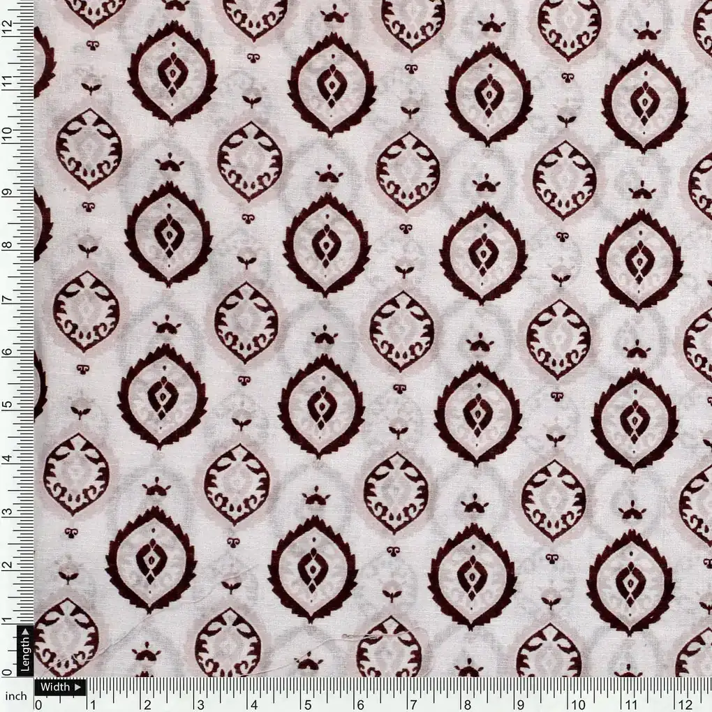 Small Abstract Motif Digital Printed Fabric - Image 4